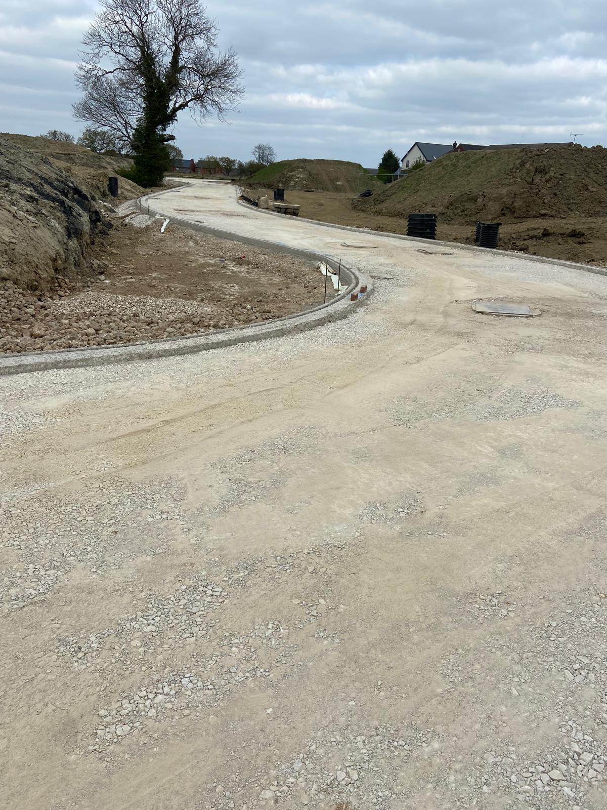 Construction excavation